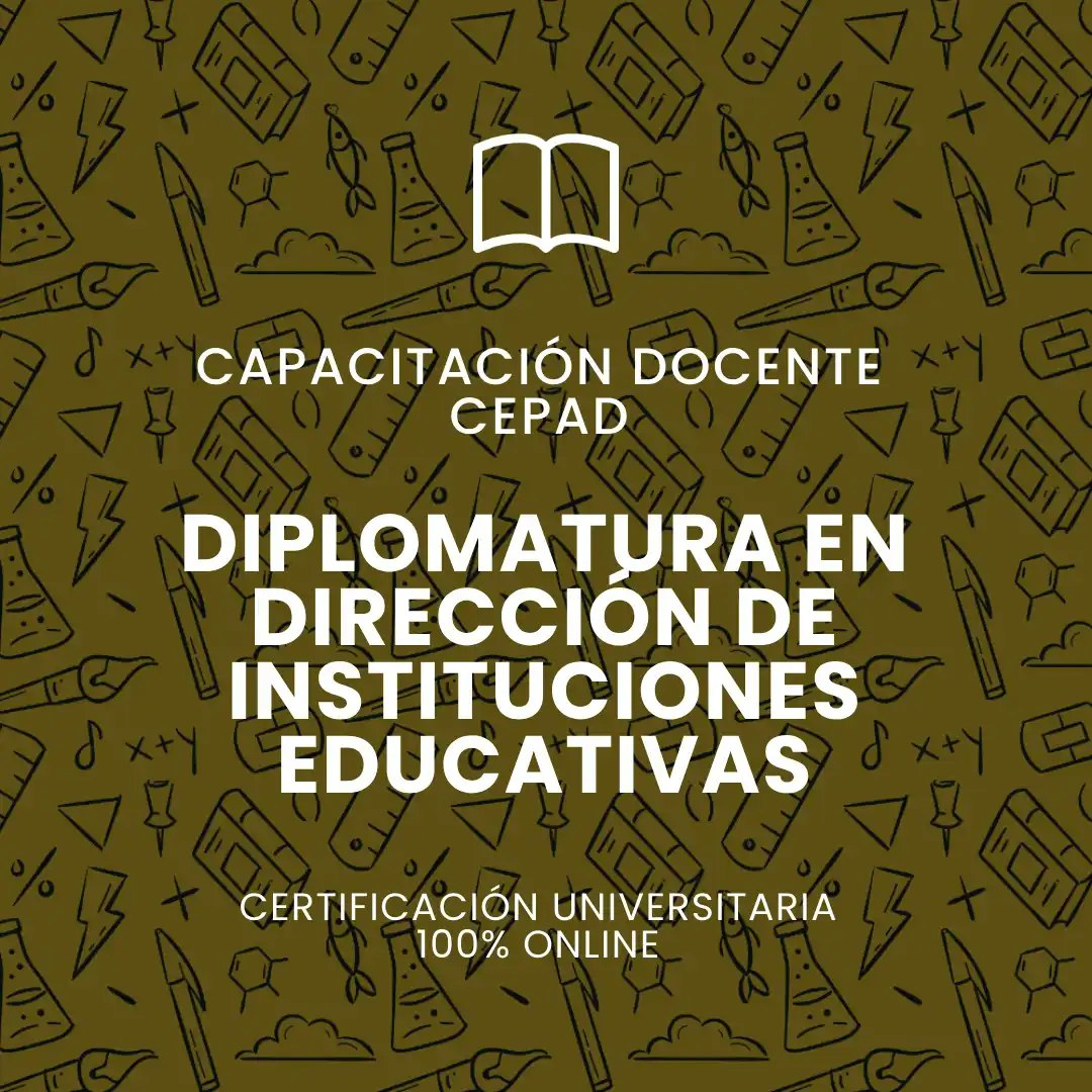 Diplomatura en dirección de instituciones educativas