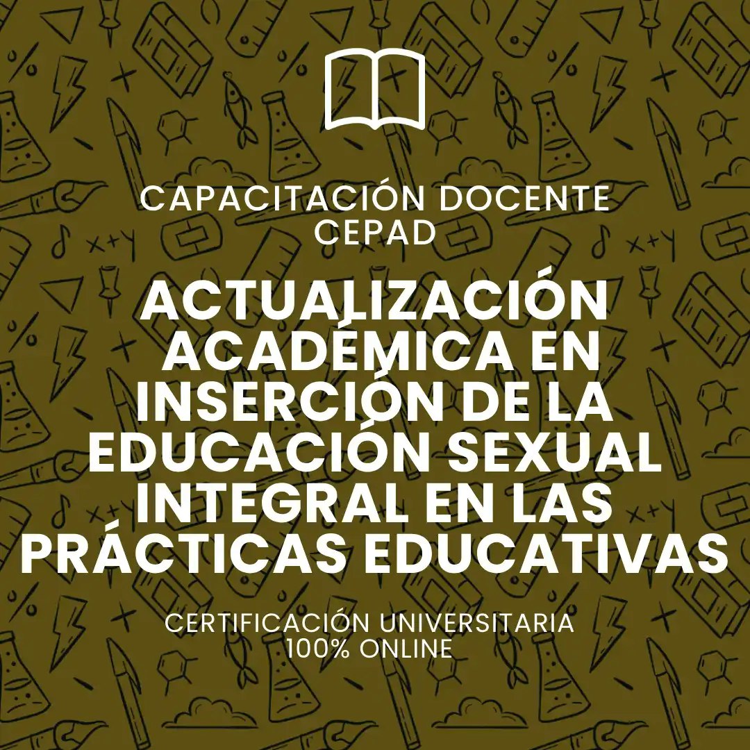 Actualización académica en inserción de la educación sexual integral en las prácticas educativas